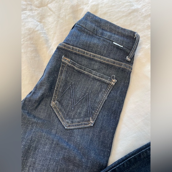 Mother “Looker” Skinny Dark Wash High Waisted Jeans - Picture 8 of 16